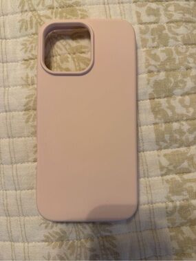 iPhone 16 pro max case Pink Silicone Phone Case - Unbranded